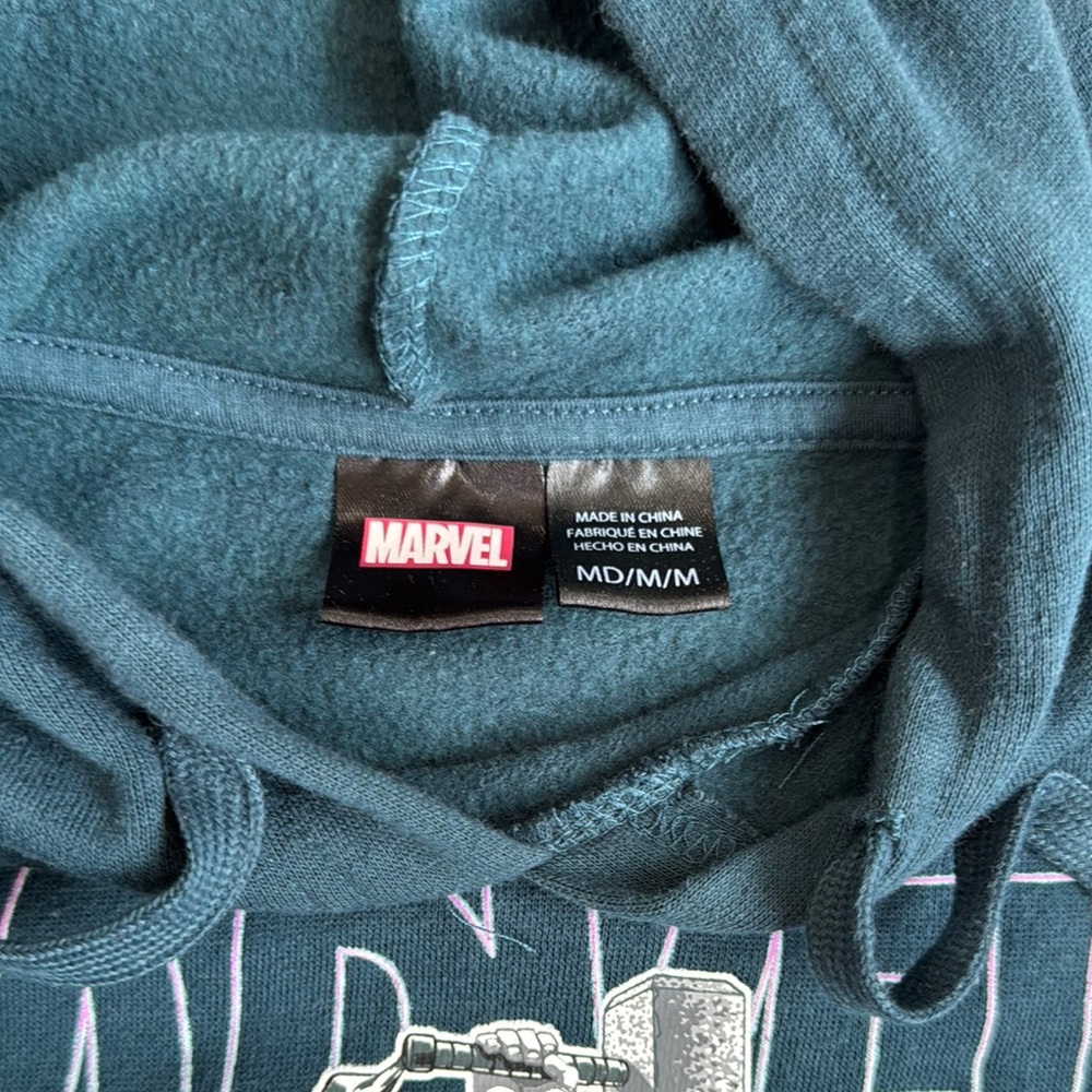 Mad Engine The Avengers “Marvel Heroes” Hoodie Comic Book Sweater Size Medium - Picture 3 of 9